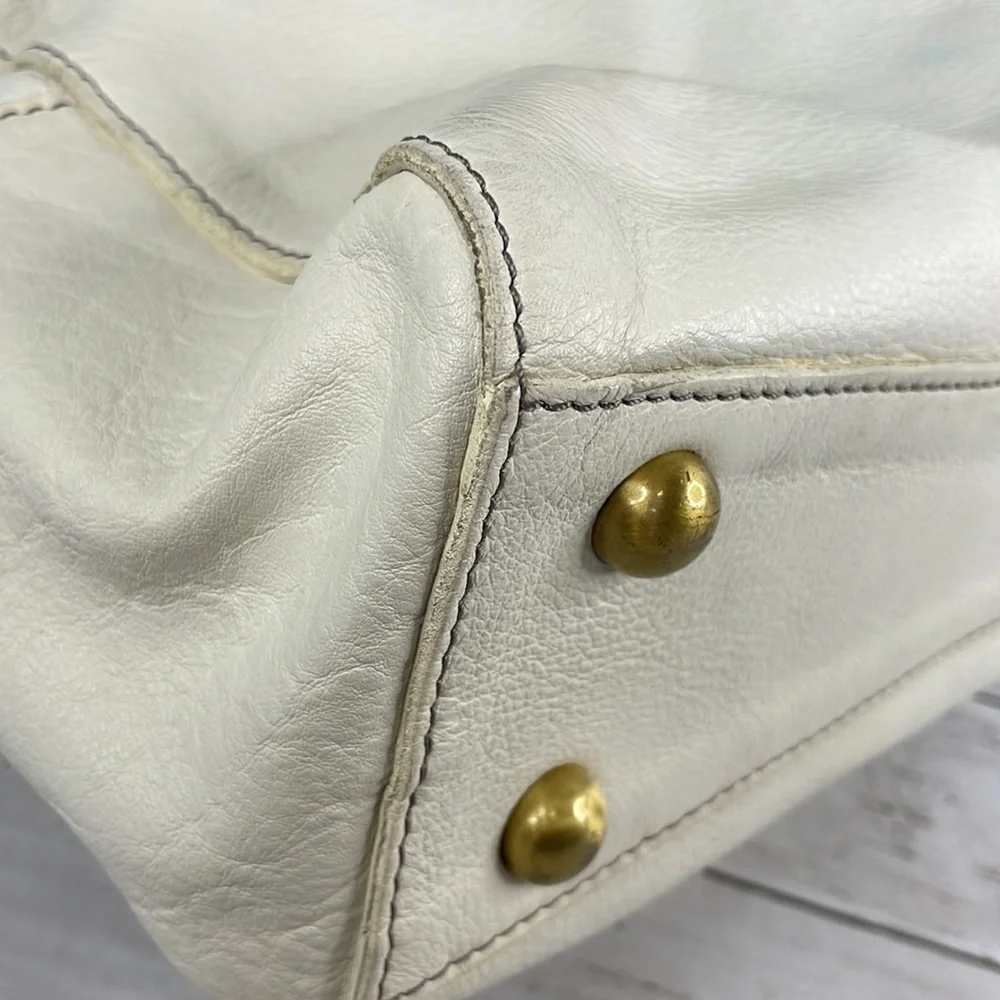 Boden Cream Satchel Bag